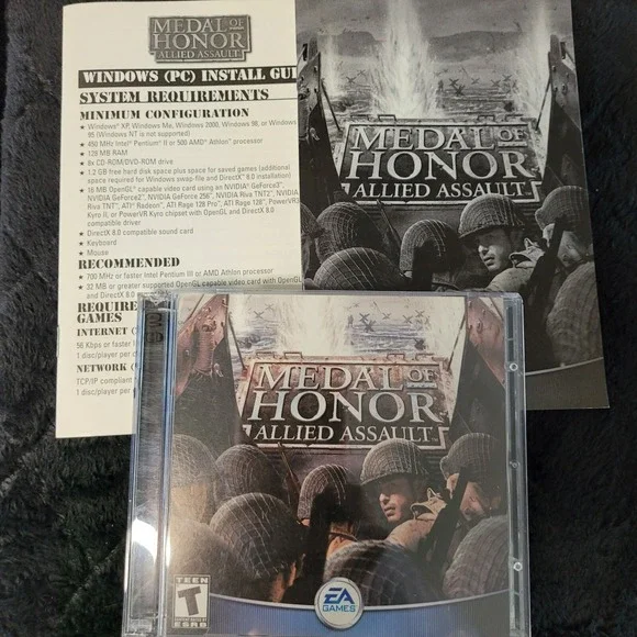 Medal of Honor PC Game Lot Allied Assault + Spearhead Expansion Pack Cent Europe - Picture 8 of 16